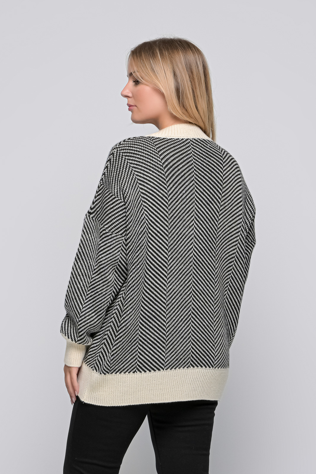 CARDIGAN KNITTED STRIPED