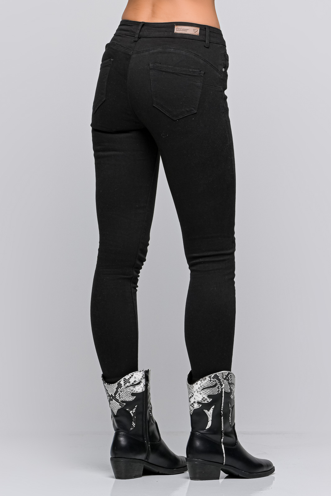 STRAIGHT JEAN PUSH-UP