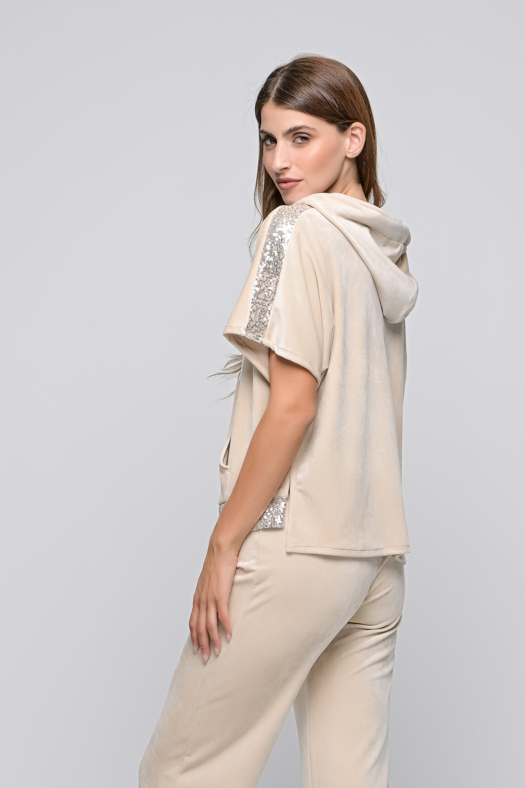 HOOD BLOUSE VELOUR HOOD BLOUSE VELOUR